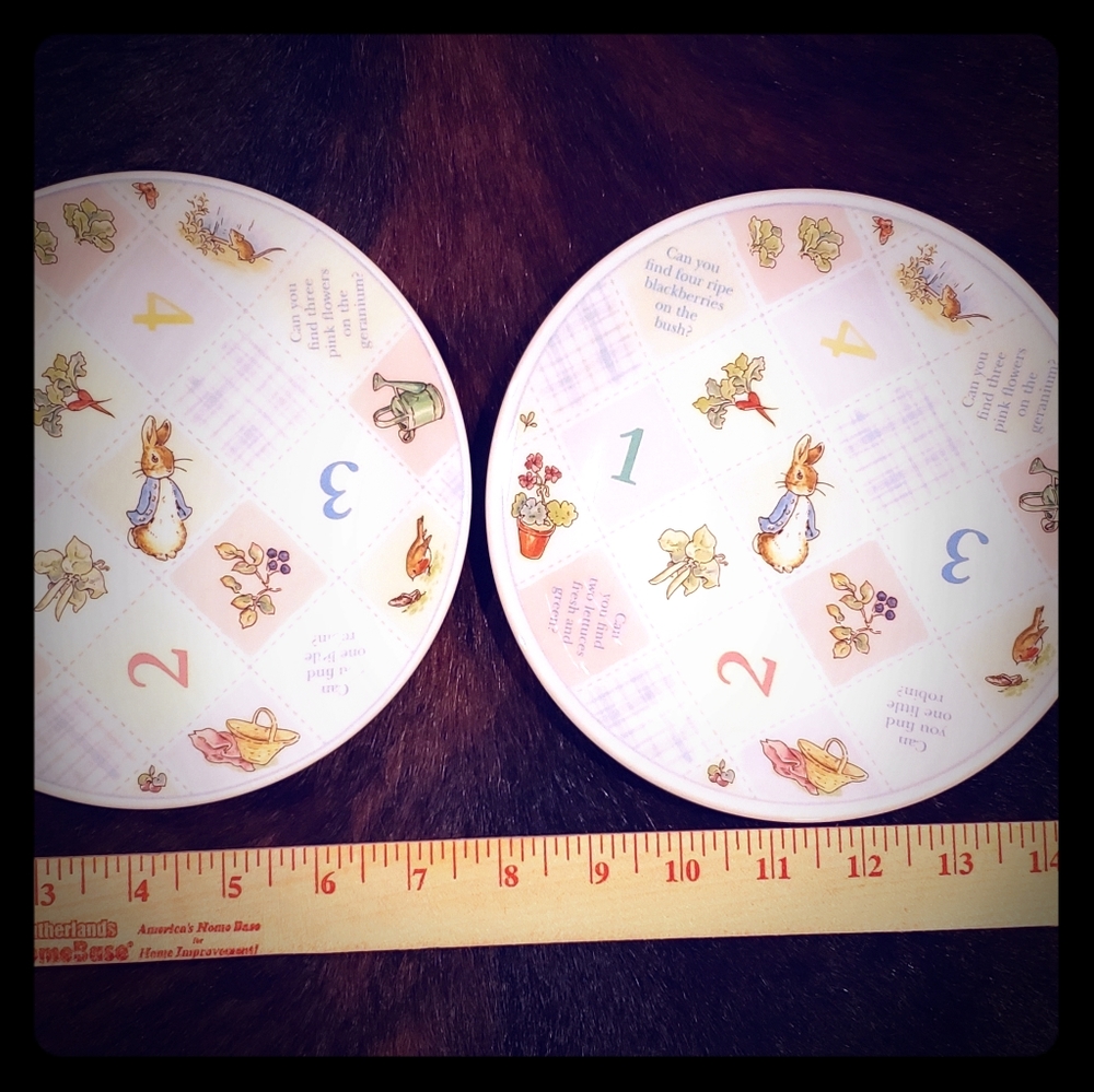 Wage would Peter rabbit plate